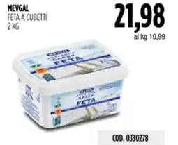 Carico Cash & Carry Mevgal feta a cubetti offerta