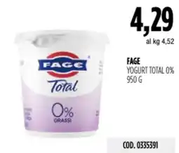 Carico Cash & Carry Fage yogurt total 0% offerta