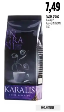 Carico Cash & Carry Tazza d'oro karalis caffè in grani offerta