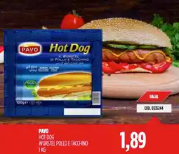 Carico Cash & Carry Pavo hot dog wurstel pollo e tacchino offerta