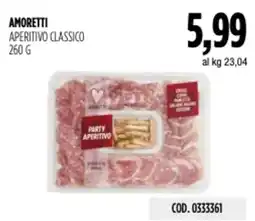 Carico Cash & Carry Amoretti aperitivo classico offerta