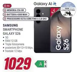 Trony SAMSUNG SMARTPHONE GALAXY S26 offerta