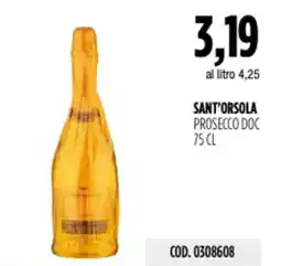 Carico Cash & Carry Sant'orsola prosecco doc offerta