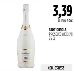 Carico Cash & Carry Sant'orsola prosecco ice demi offerta