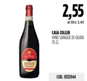 Carico Cash & Carry Casa coller vino sangue di giuda offerta