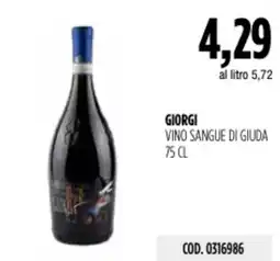 Carico Cash & Carry Giorgi vino sangue di giuda offerta