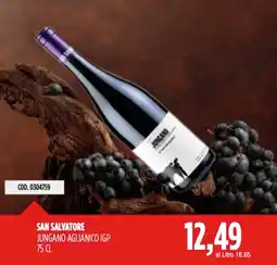 Carico Cash & Carry San salvatore jungano aglianico igp offerta