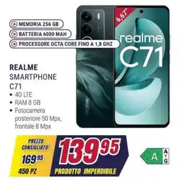 Trony REALME SMARTPHONE C71 offerta
