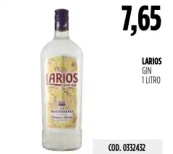 Carico Cash & Carry Larios gin offerta