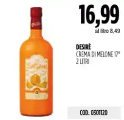 Carico Cash & Carry Desire crema di melone 17° offerta