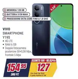 Trony VIVO SMARTPHONE Y19S offerta
