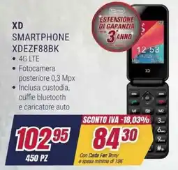 Trony XD SMARTPHONE XDEZF88BK offerta