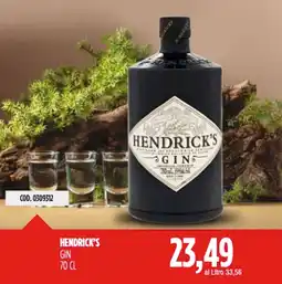 Carico Cash & Carry Hendrick's gin offerta
