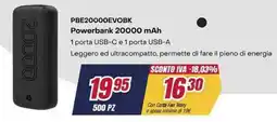 Trony CELLY PBE20000EVOBK Powerbank 20000 mAh offerta