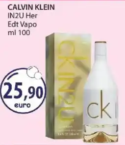 Acqua & Sapone CALVIN KLEIN IN2U Her Edt Vapo offerta