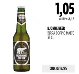Carico Cash & Carry Bjorne beer birra doppio malto offerta