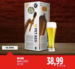 Carico Cash & Carry Big ben birra export offerta