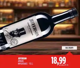 Carico Cash & Carry Jefferson amaro importante offerta