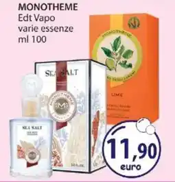 Acqua & Sapone MONOTHEME Edt Vapo varie essenze offerta