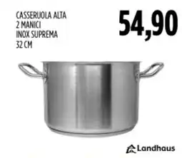 Carico Cash & Carry Casseruola alta 2 manici inox suprema offerta