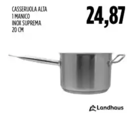 Carico Cash & Carry Casseruola alta 1 manico inox suprema offerta