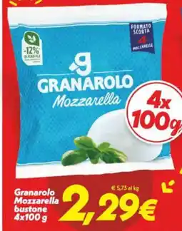 Iper Super Conveniente Granarolo Mozzarella bustone offerta
