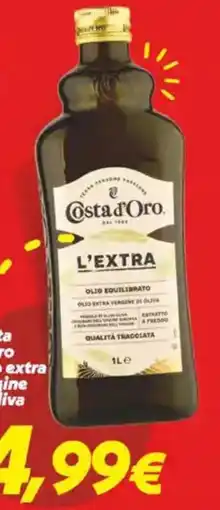 Iper Super Conveniente Costa d'Oro Olio extra vergine di oliva offerta