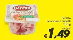 Iper Super Conveniente Beretta Guanciale a cubetti offerta