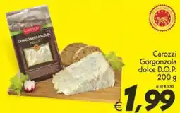 Iper Super Conveniente Carozzi Gorgonzola dolce D.O.P. offerta