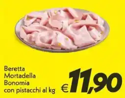 Iper Super Conveniente Beretta Mortadella Bonomia con pistacchi offerta