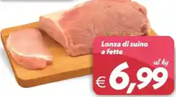 Iper Super Conveniente Lonza di suino a fette offerta