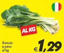 Iper Super Conveniente Bietole a peso offerta