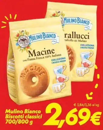 Iper Super Conveniente Mulino Bianco Biscotti classici offerta