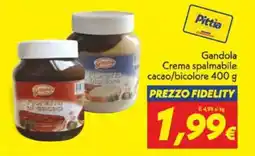 Iper Super Conveniente Gandola Crema spalmabile cacao/bicolore offerta
