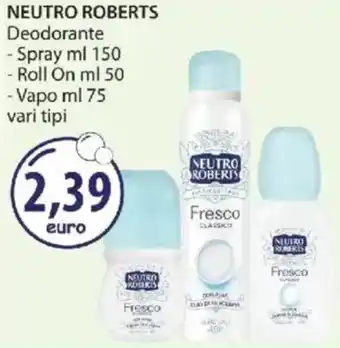 Acqua & Sapone NEUTRO ROBERTS Deodorante offerta