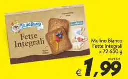 Iper Super Conveniente Mulino Bianco Fette integrali x 72 offerta