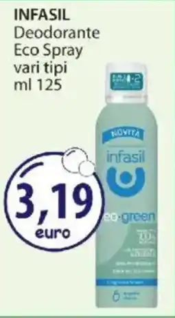 Acqua & Sapone INFASIL Deodorante Eco Spray offerta