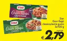 Iper Super Conveniente Star Gran Ragù classico/extra gusto offerta