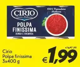 Iper Super Conveniente Cirio Polpa finissima offerta