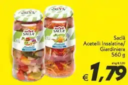 Iper Super Conveniente Saclà Acetelli Insalatina/ Giardiniera offerta