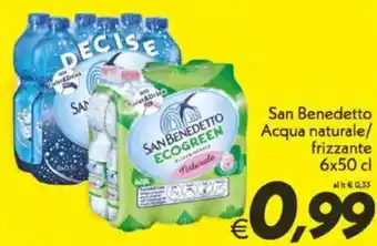 Iper Super Conveniente San Benedetto Acqua naturale/ frizzante offerta