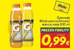 Iper Super Conveniente Gatorade Bibite arancia/limone/ arancia rossa offerta