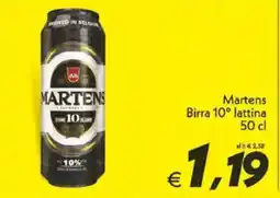 Iper Super Conveniente Martens Birra 10° lattina offerta