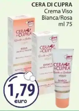 Acqua & Sapone CERA DI CUPRA Crema Viso Bianca/Rosa offerta