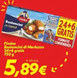 Iper Super Conveniente Findus Bastoncini di Merluzzo offerta