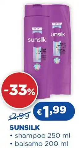 Acqua & Sapone SUNSILK shampoo balsamo offerta