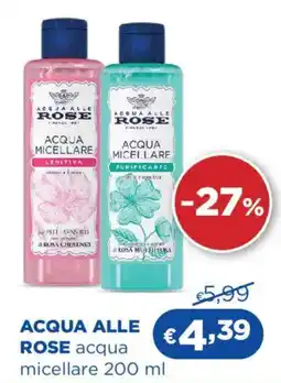 Acqua & Sapone ACQUA ALLE ROSE acqua micellare offerta