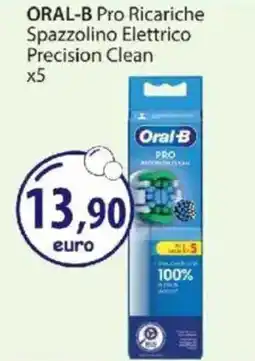 Acqua & Sapone ORAL-B Pro Ricariche Spazzolino Elettrico Precision Clean x5 offerta