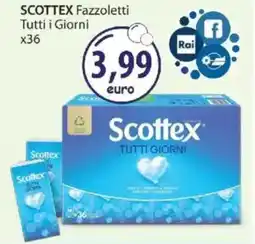 Acqua & Sapone SCOTTEX Fazzoletti Tutti i Giorni x36 offerta