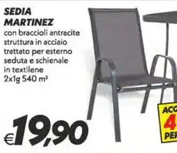 Iper Super Conveniente Sedia martinez offerta